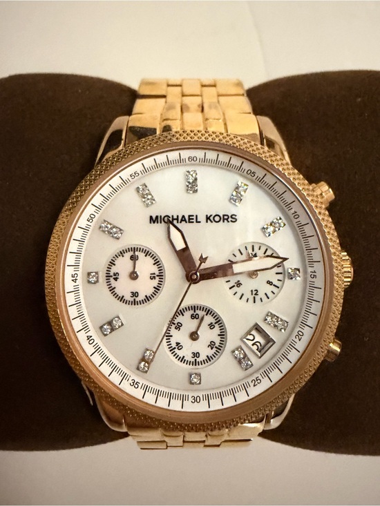 Michael Kors Accessories - Michael Kors Women’s Rose Gold-Tone Chronograph Watch